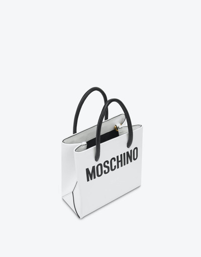 Moschino PVC HANDBAG WITH LOGO outlook