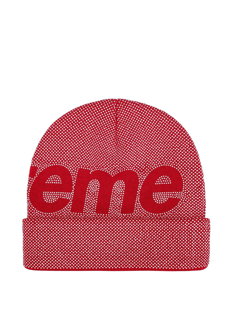 Supreme logo-detail beanie outlook