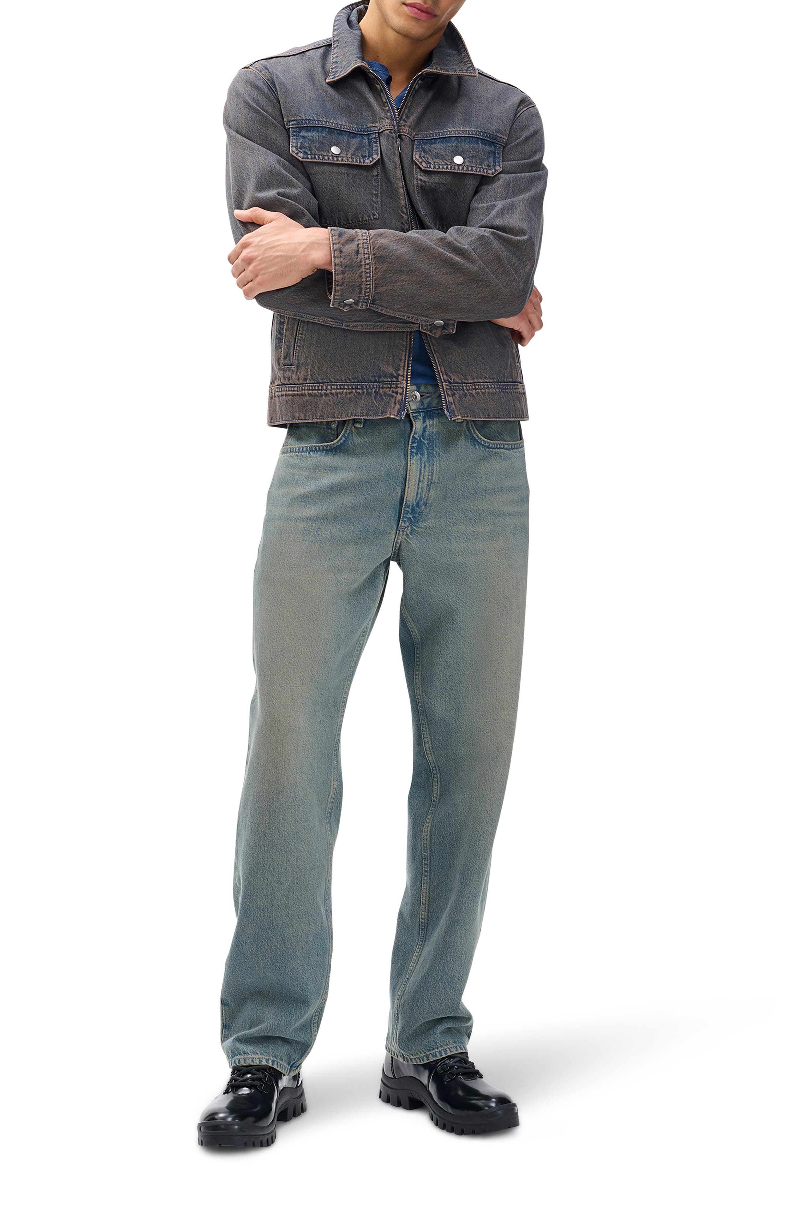 rag & bone Fit 4 Authentic Rigid Infuse Straight Leg Jeans in Sepin at Nordstrom - 5