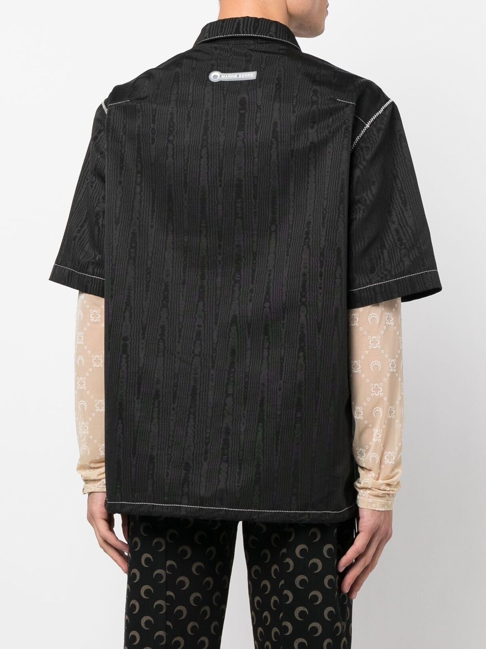 zip-up short-sleeve shirt - 4