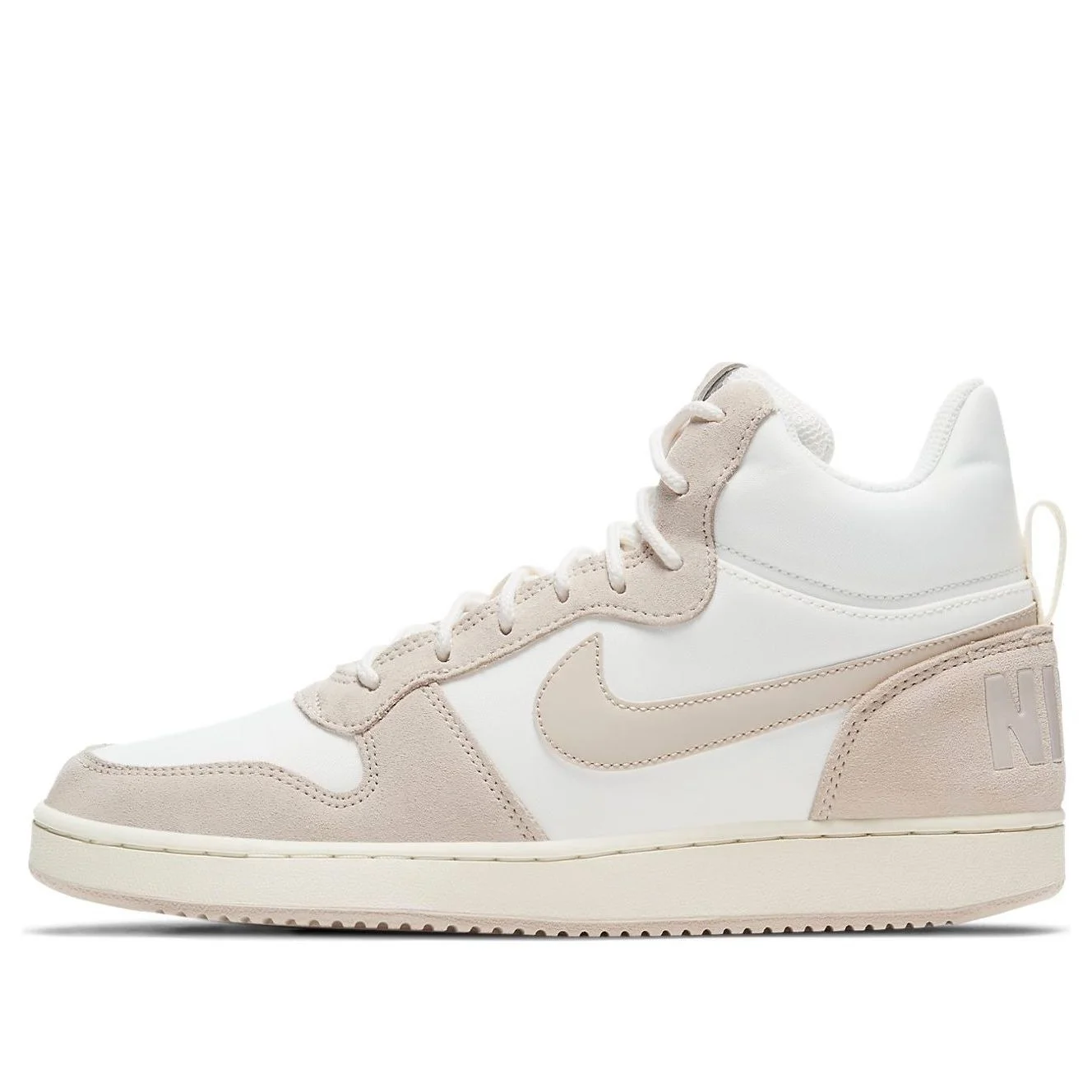 (WMNS) Nike Court Borough Mid Premium 'Sail Light Orewood Brown' 844907-101 - 1