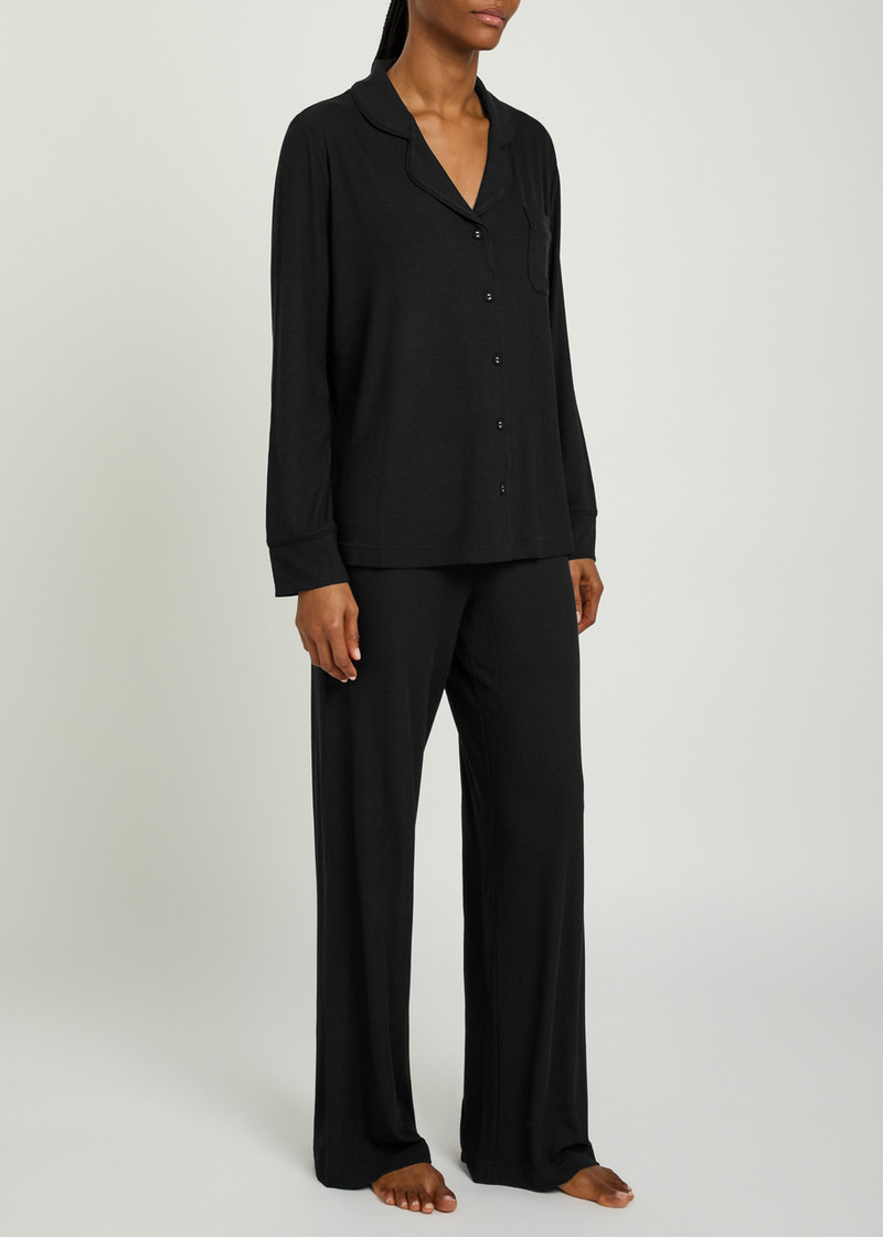 SKIMS Skims Ribbed Stretch-modal Sleep set outlook