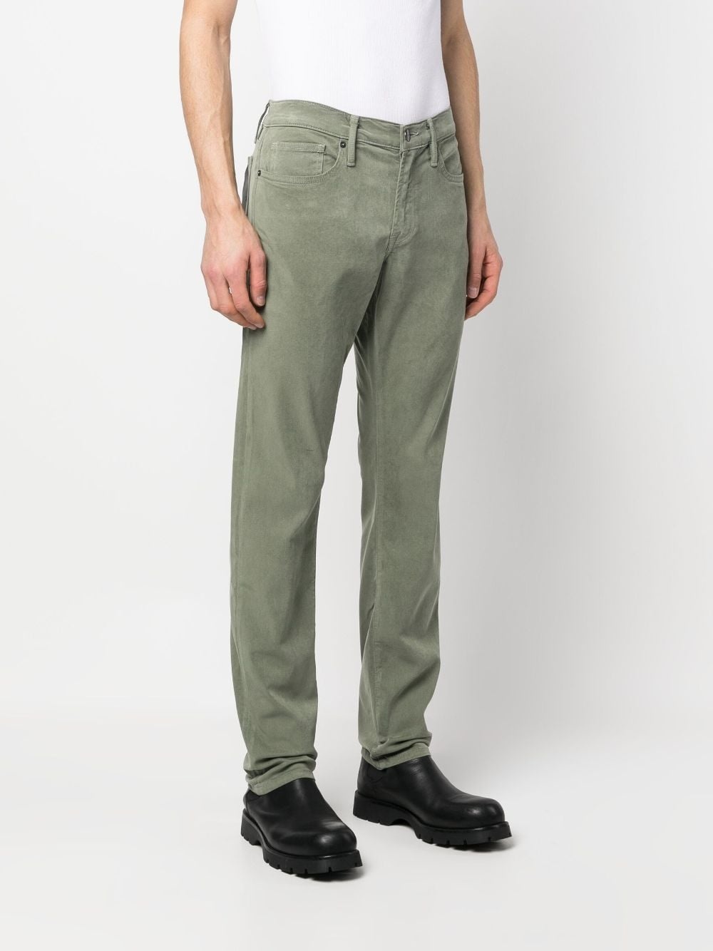 straight-leg chino trousers - 3