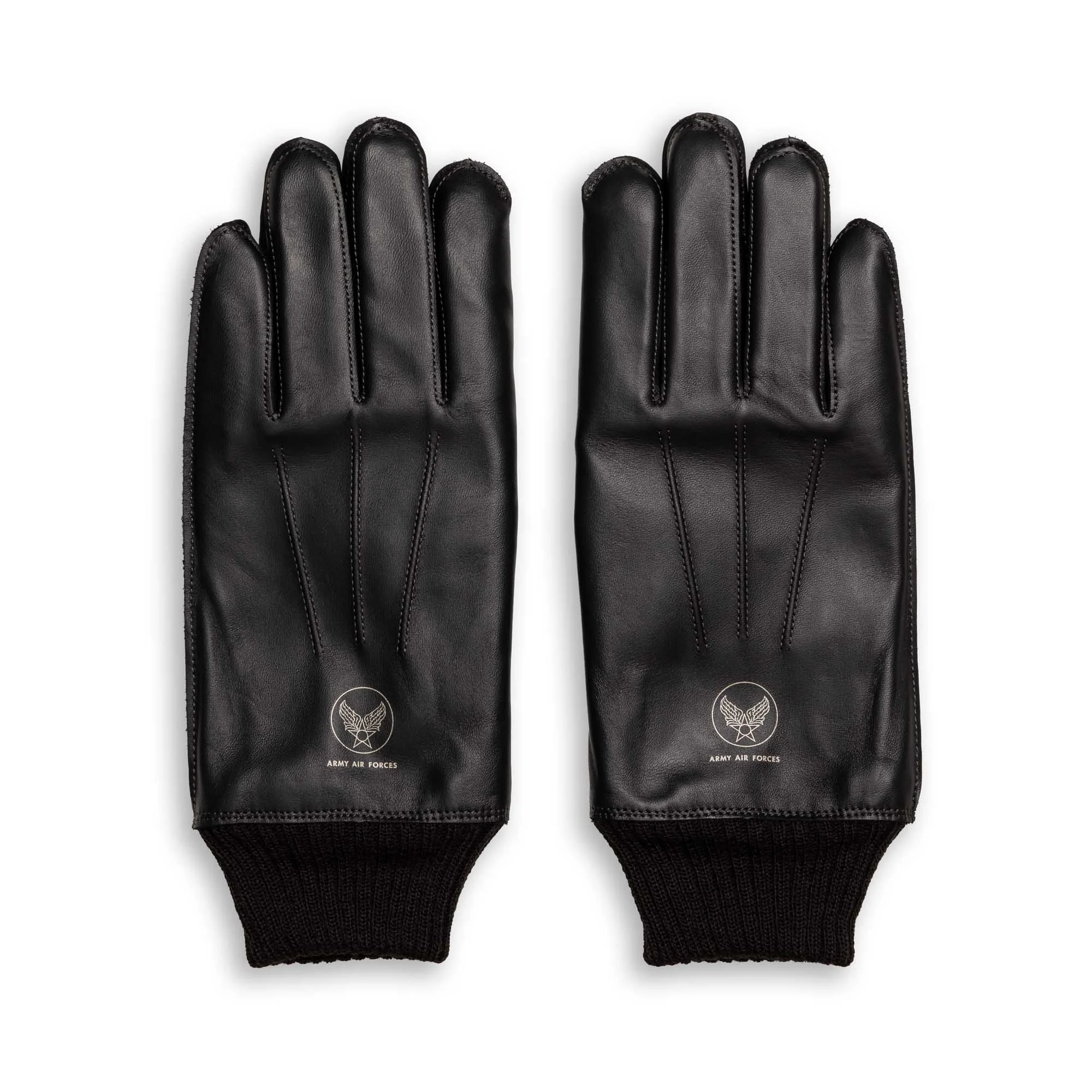 Buzz Rickson's William Gibson Type A-10 Gloves Black - 1