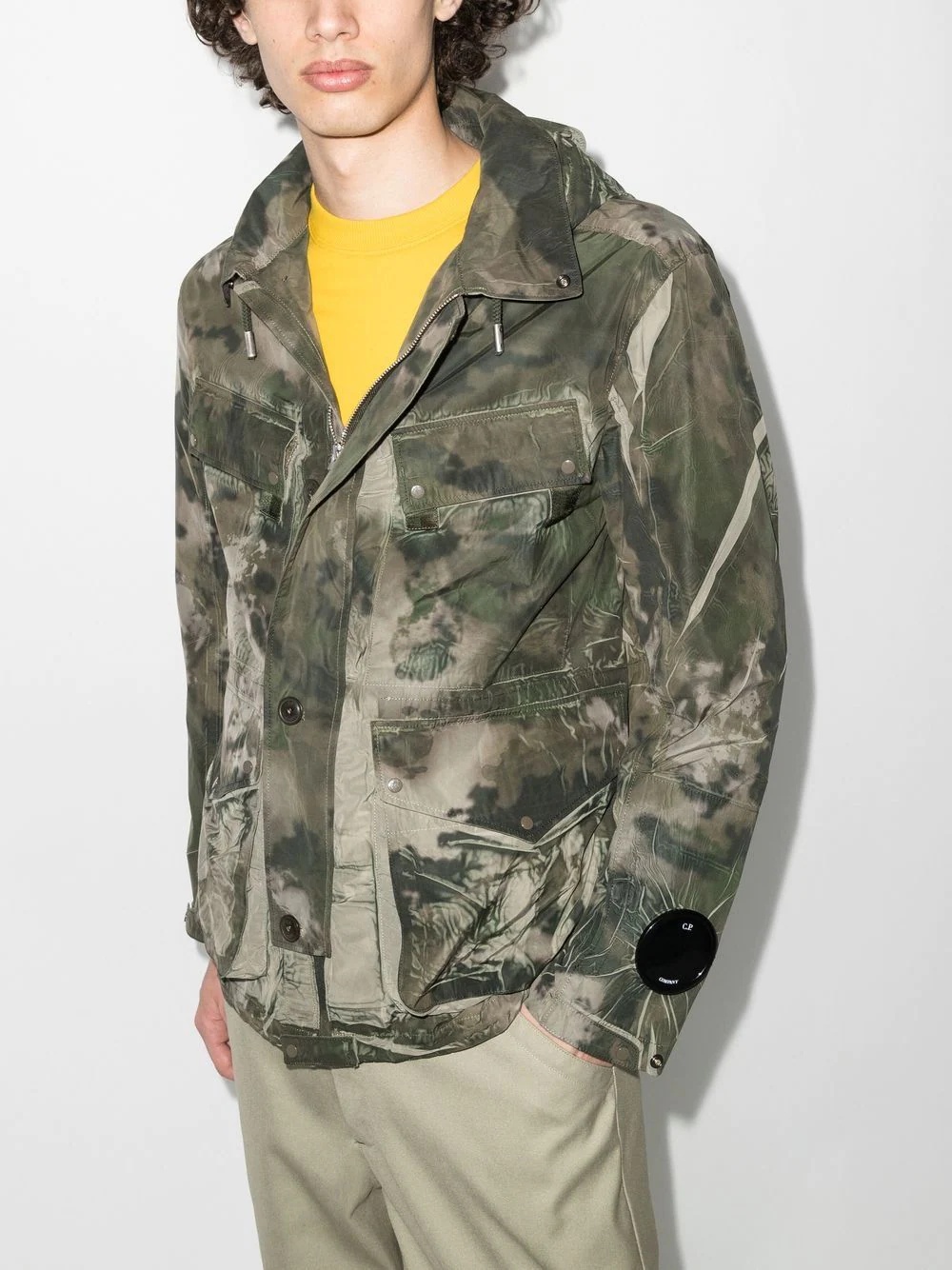 Tracery google-hood camouflage jacket - 2