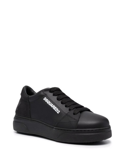 DSQUARED2 leaf logo low-top sneakers outlook