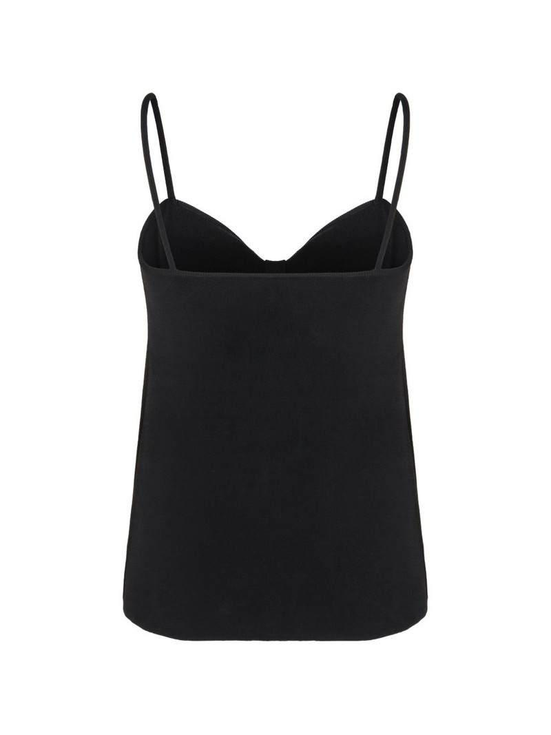 Cult Gaia Lennonheart-neckline top outlook