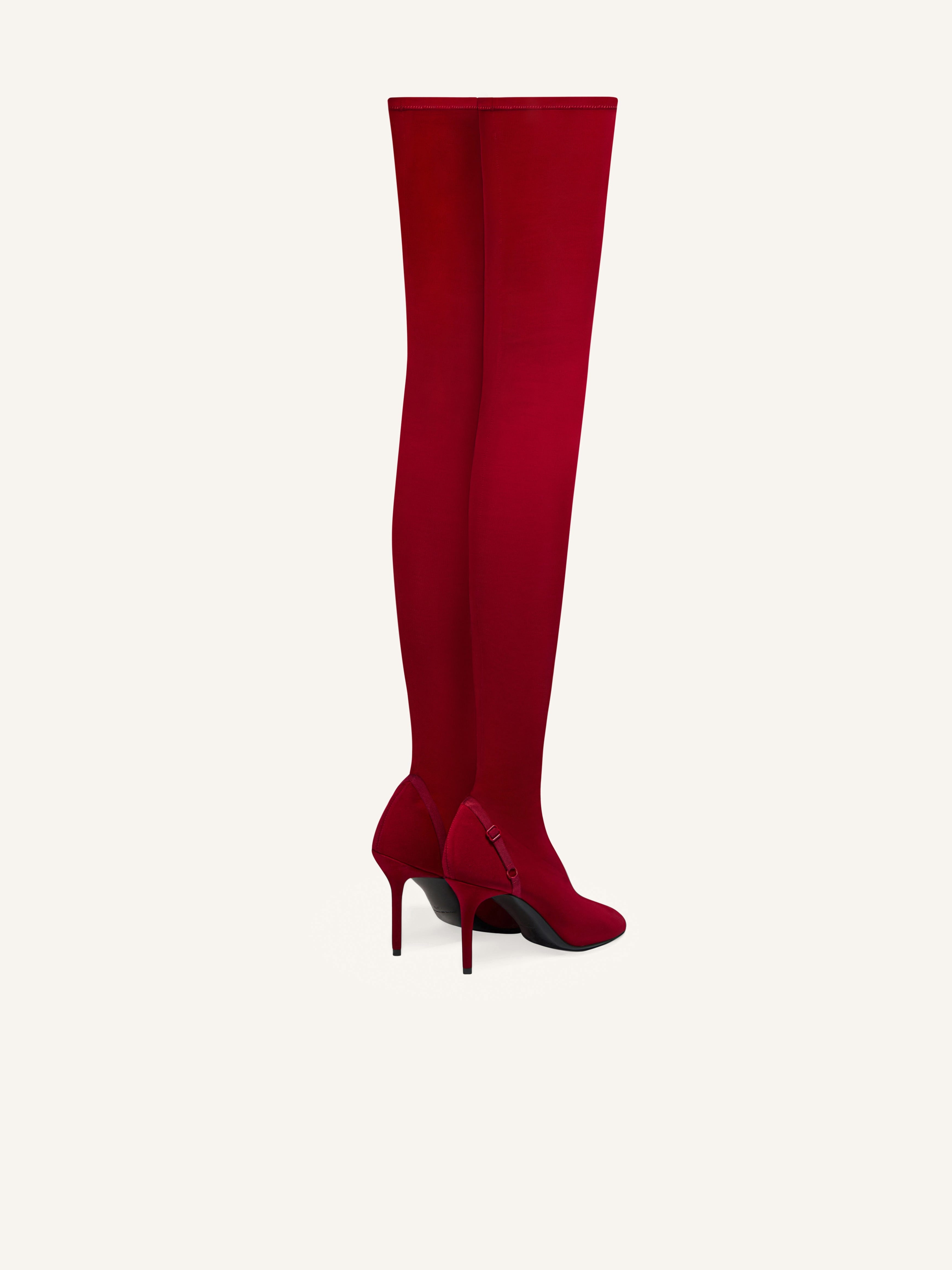 OBLIQUE JERSEY TIGHT BOOTS - 3