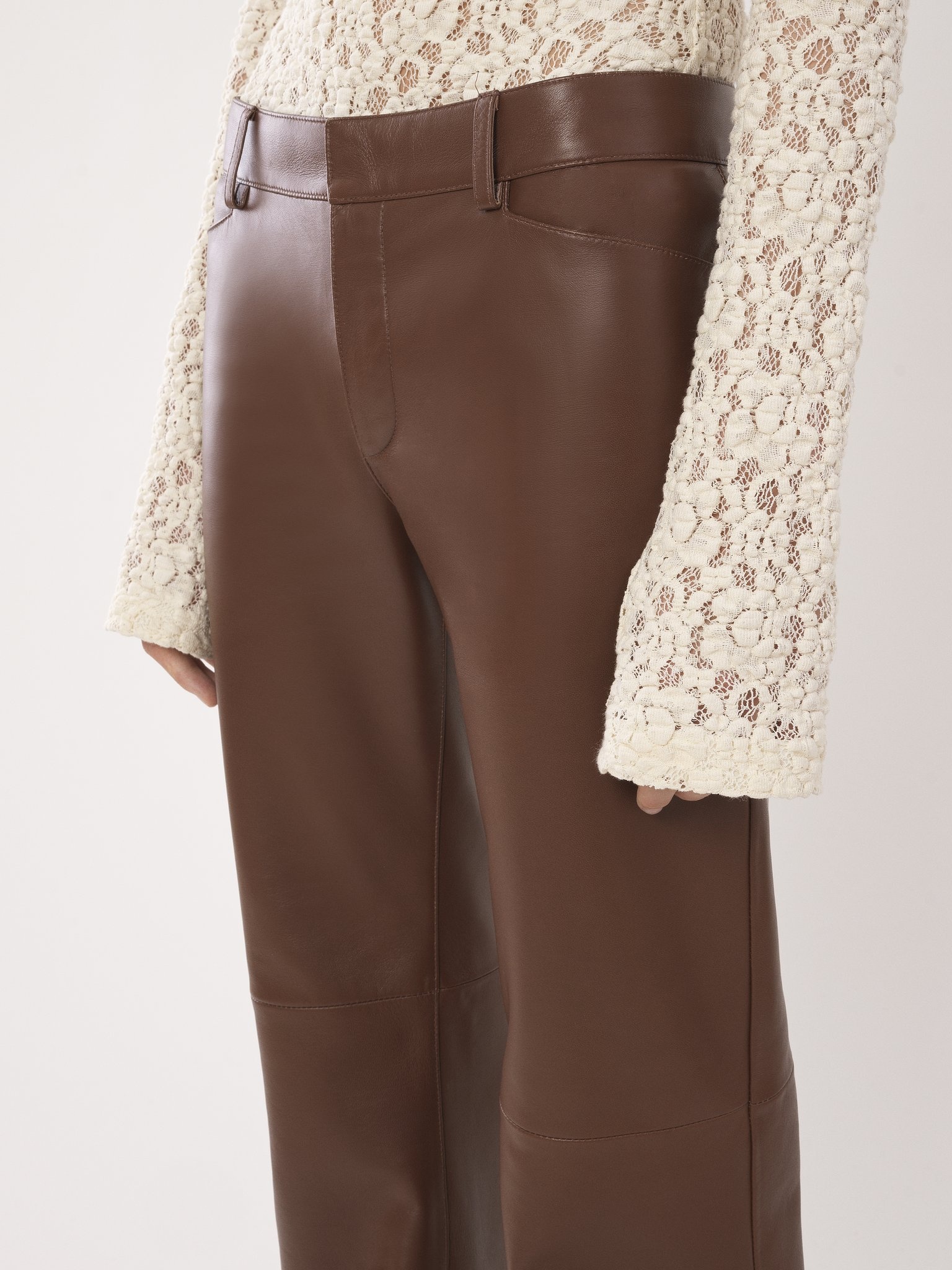 LOW-WAIST FLARE PANTS - 5