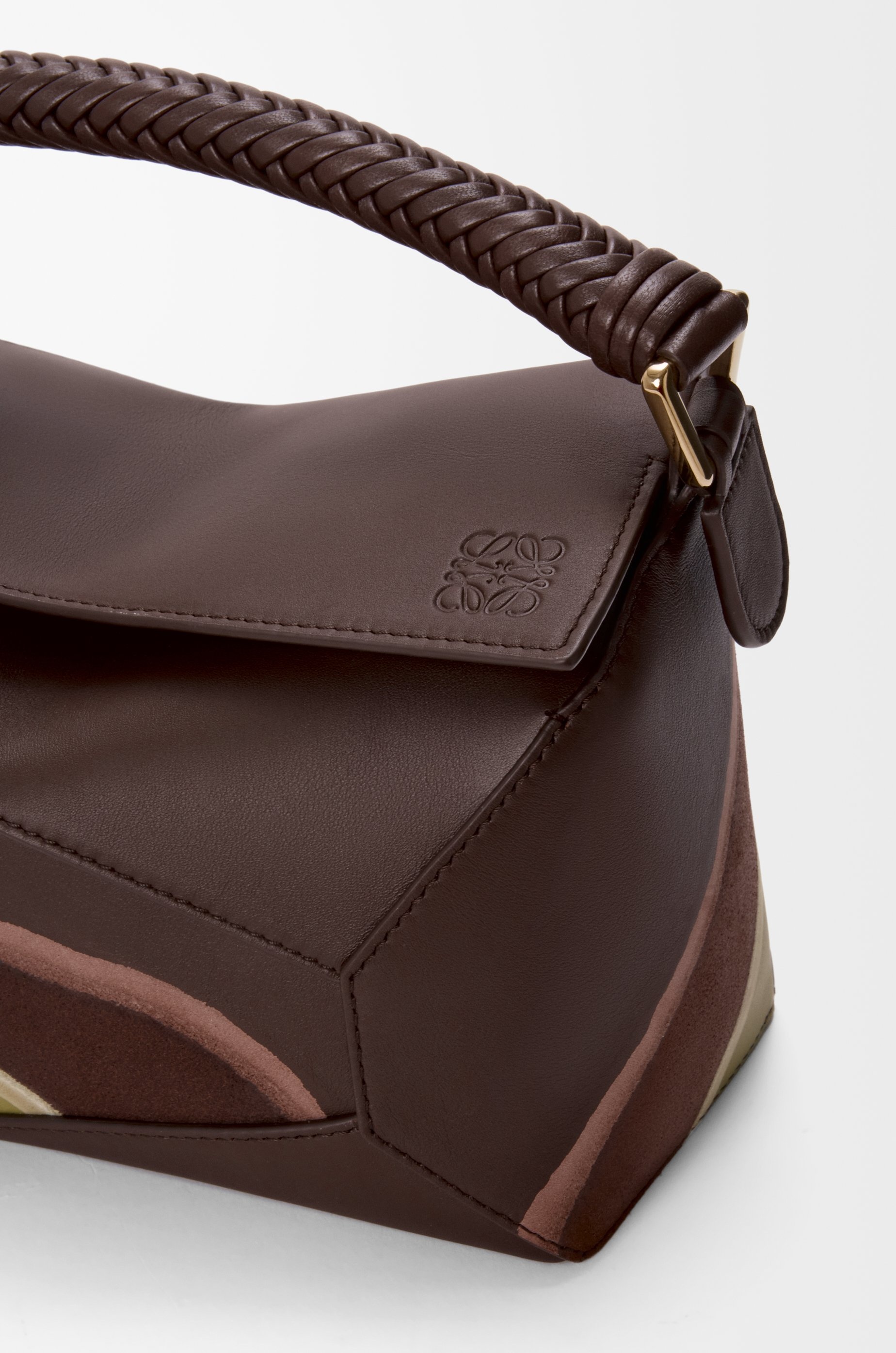 Small Puzzle Edge bag in nappa calfskin - 10