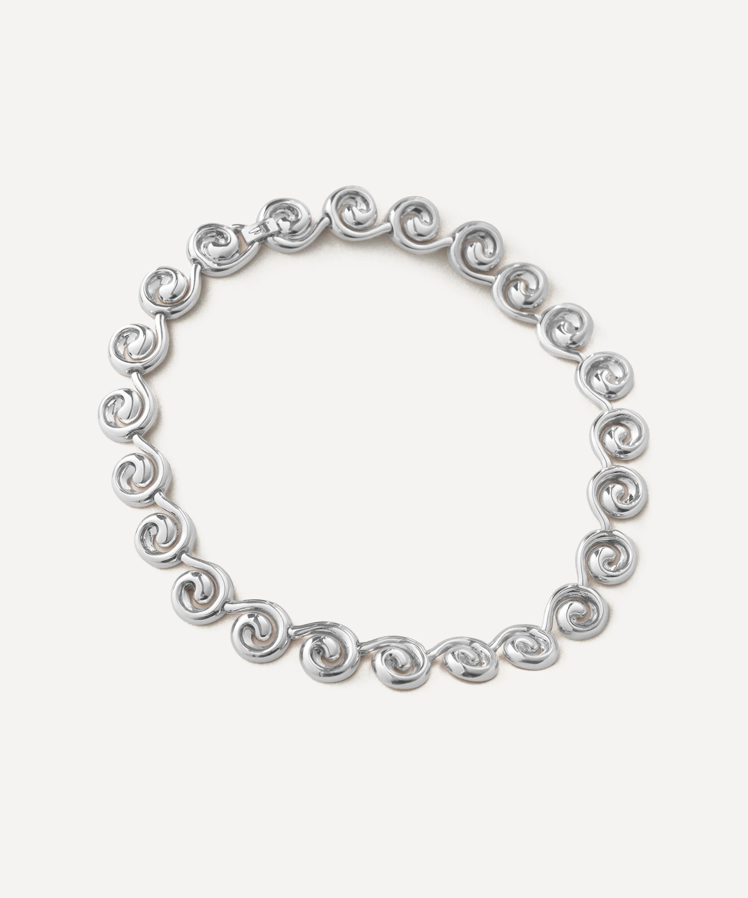 Silver Dipped Brass Nico Collar - 1