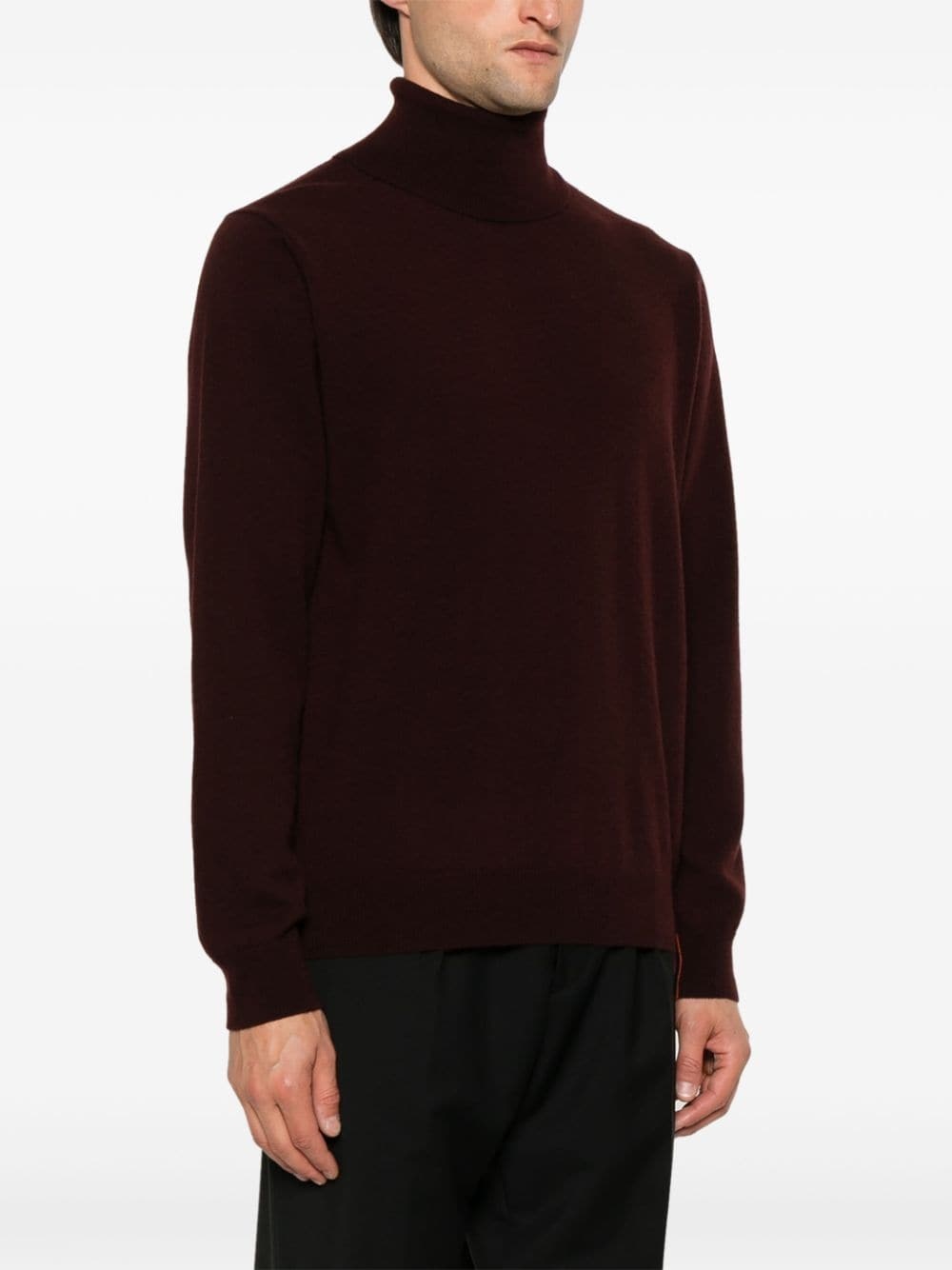 cashmere turtleneck sweater - 3