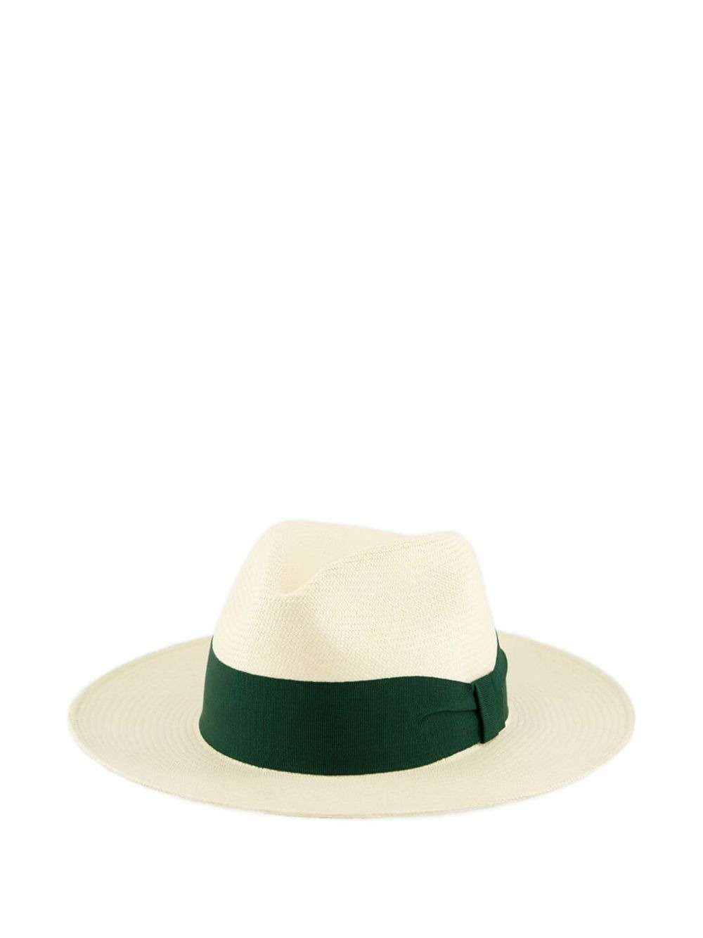 panama ribbon-embellished hat - 2
