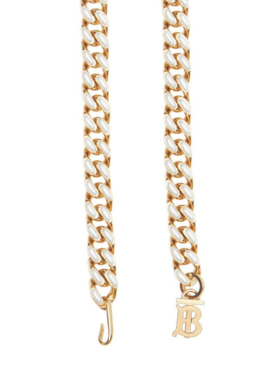 Burberry monogram motif chain belt outlook