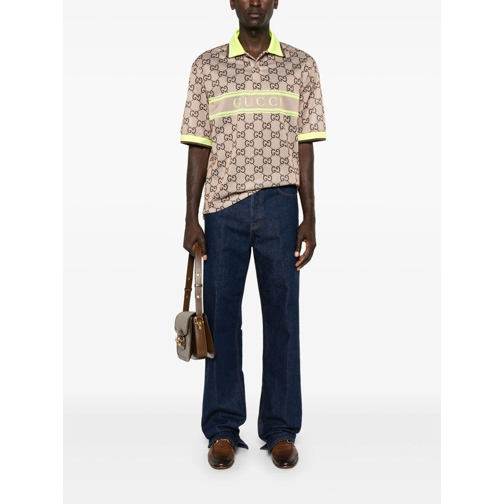 Gucci Brown Polo Shirts Men - 5