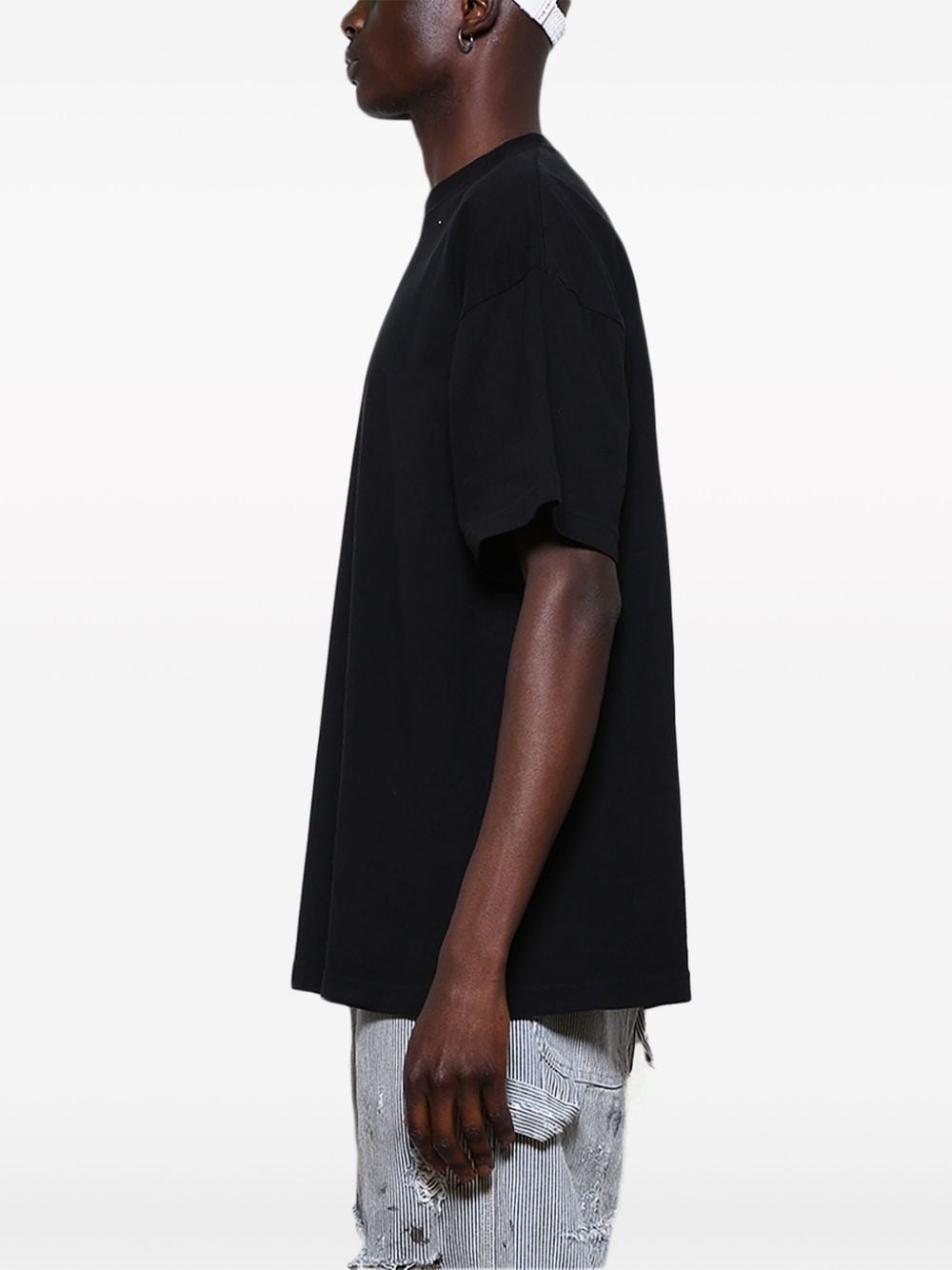logo-print cotton T-shirt - 4
