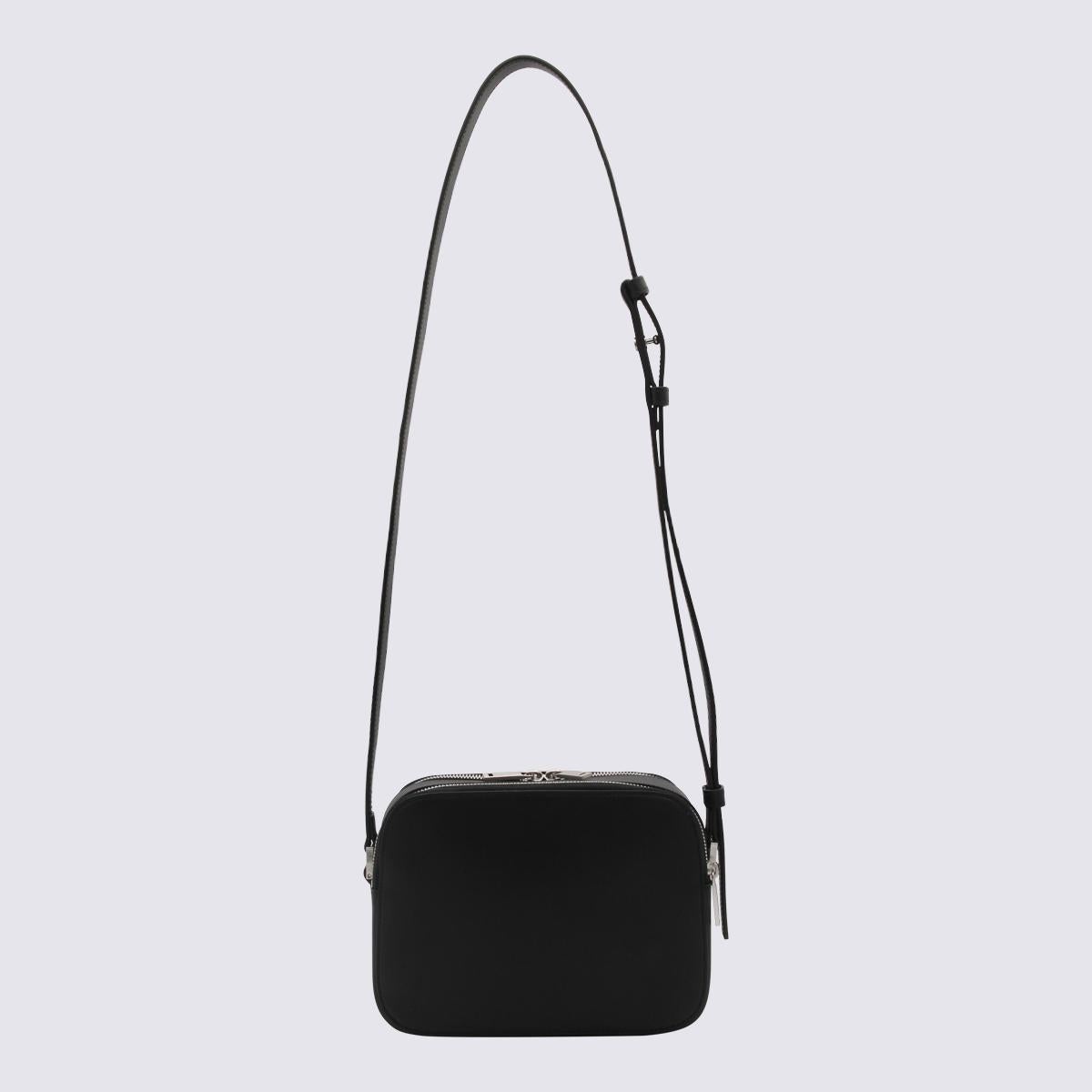 FERRAGAMO BLACK LEATHER CROSSBODY BAG - 2