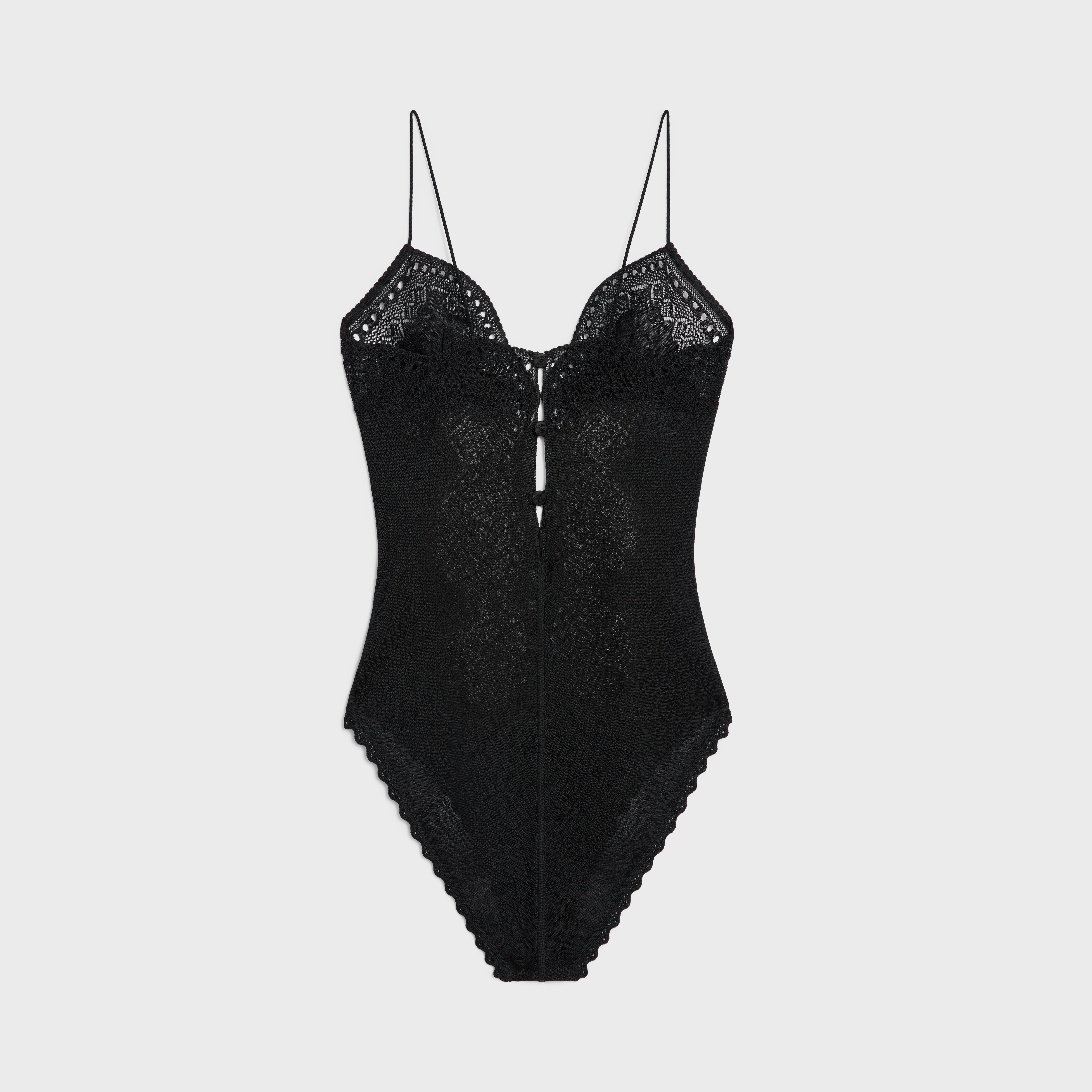 lingerie bodysuit in silk - 2