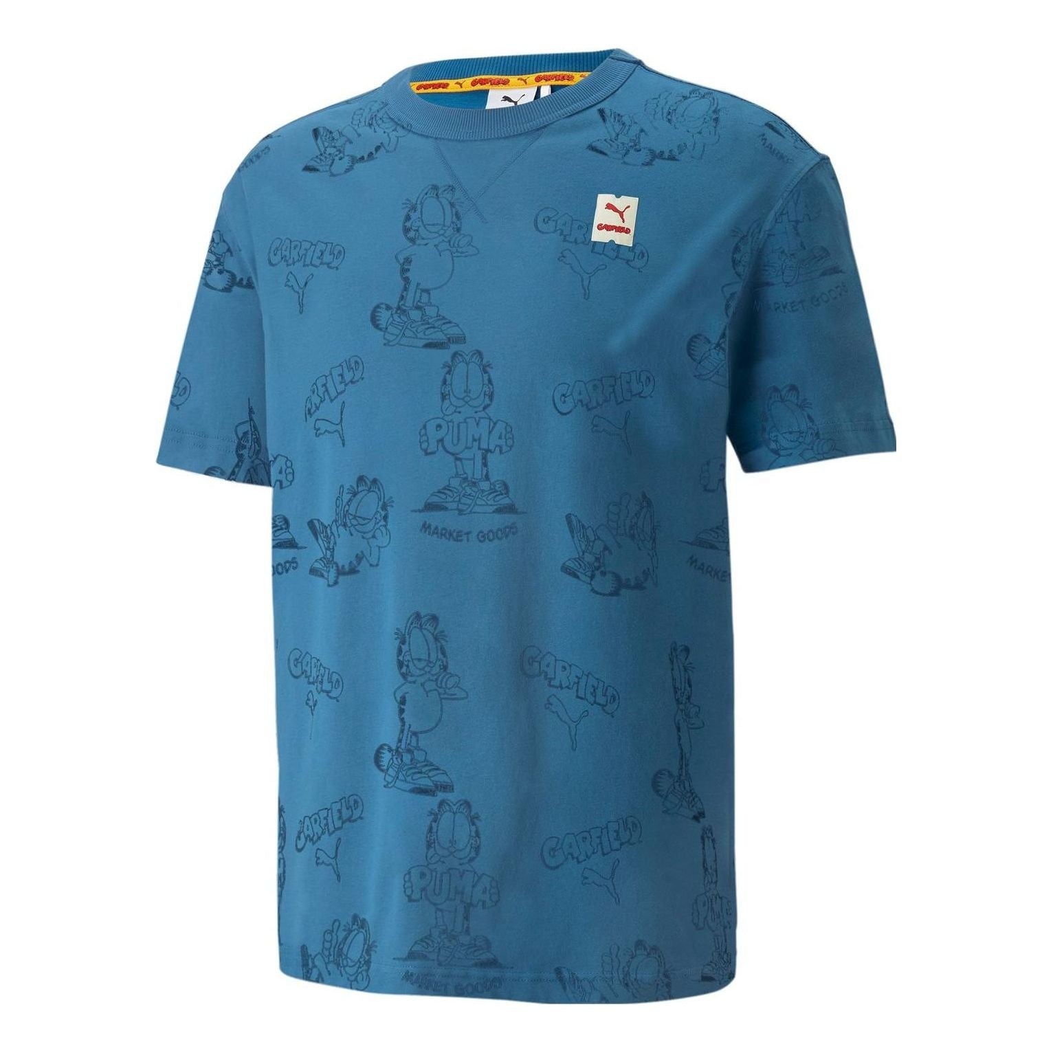 PUMA x GARFIELD Printed Tee 'Vallarta Blue' 534434-48 - 1