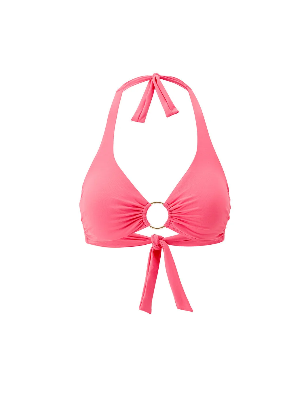 BRUSSELS CORAL BIKINI TOP - 1