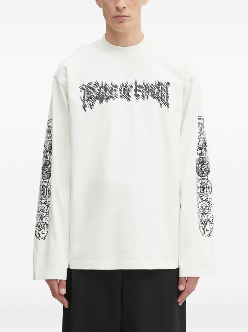 graphic-print long-sleeve T-shirt 1