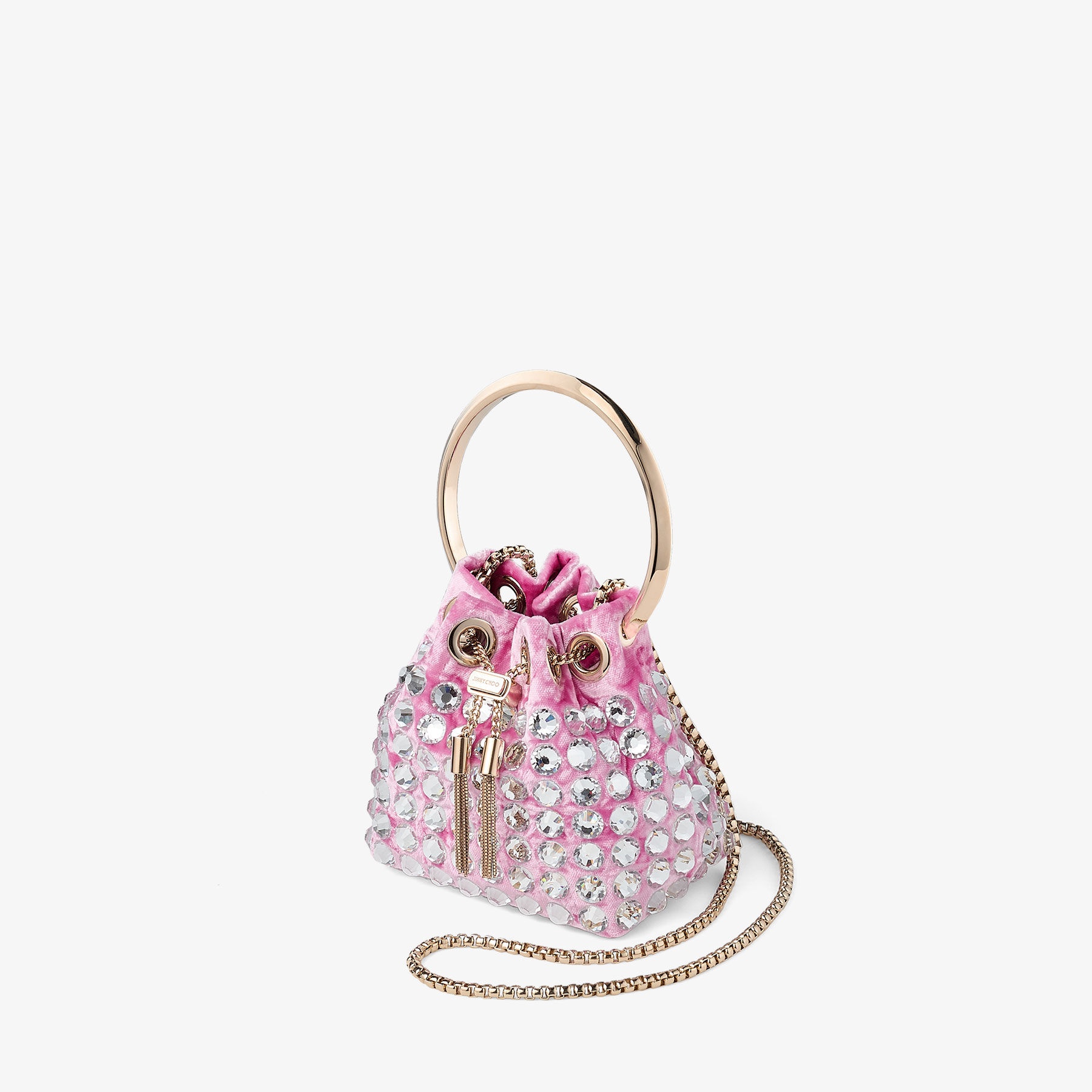 Micro Bon Bon
Magenta Crushed Velvet Mini Bag - 2