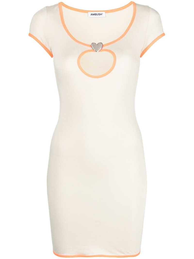 cut-out T-shirt minidress 1
