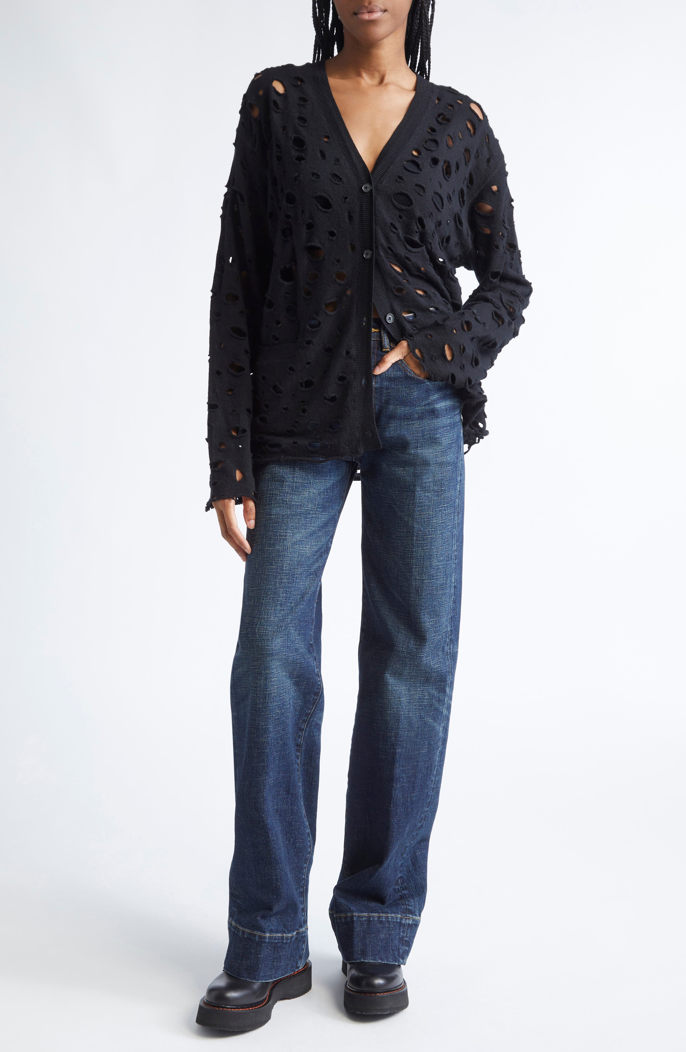 R13 Pauline Jeans in Hoyt Blue Stretch at Nordstrom - 2