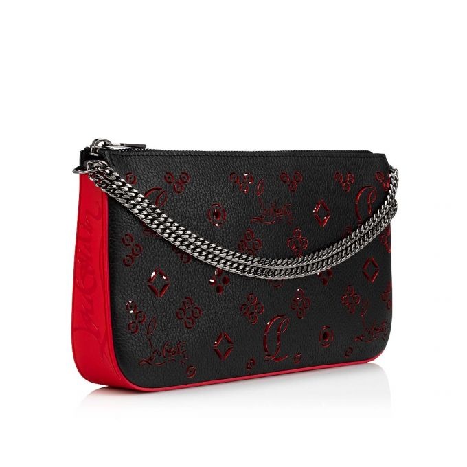 Christian Louboutin Loubila Loubinthesky Perforated Pouch