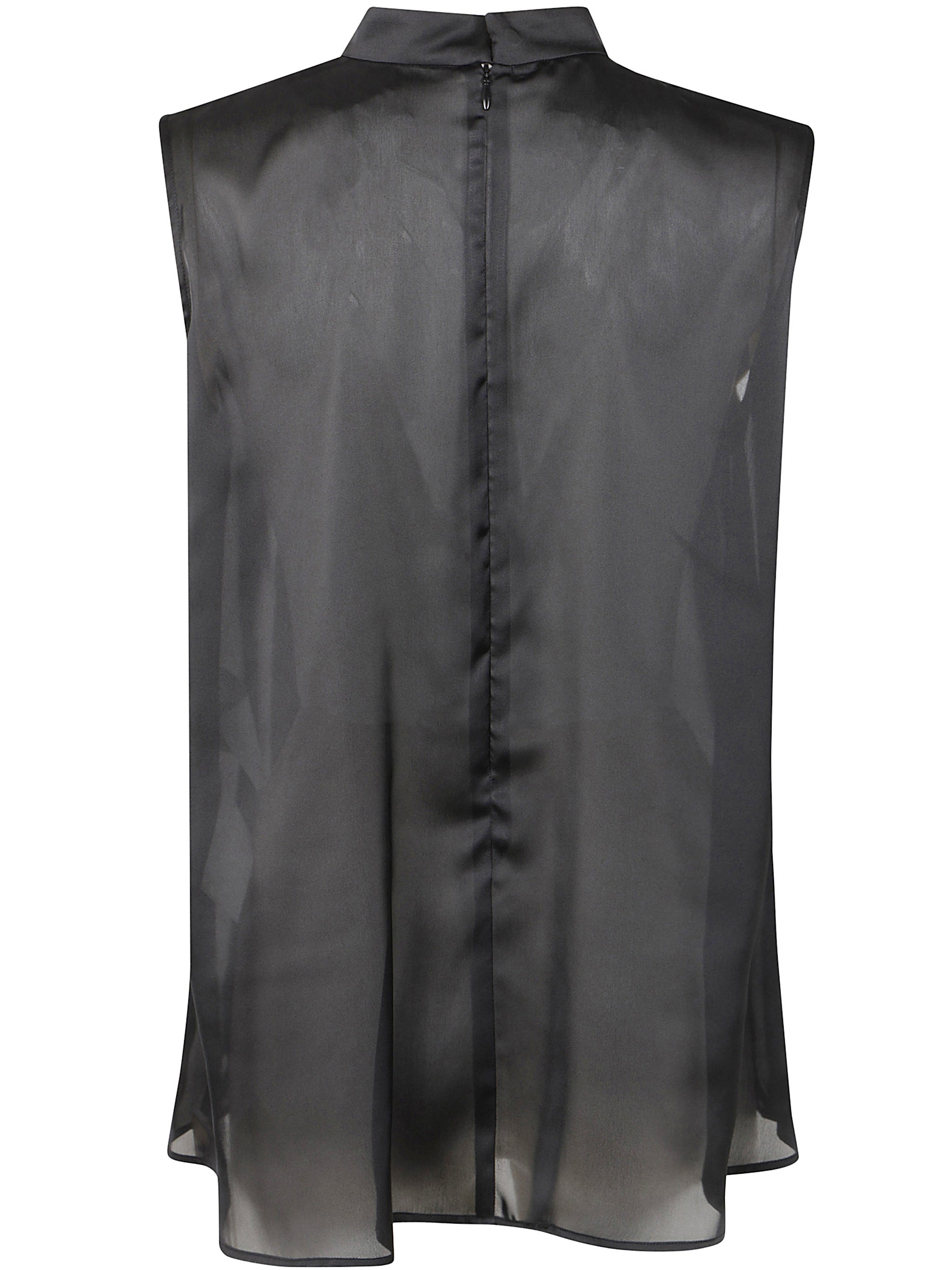 Sacai Women Satin X Chiffon Pullover - 5