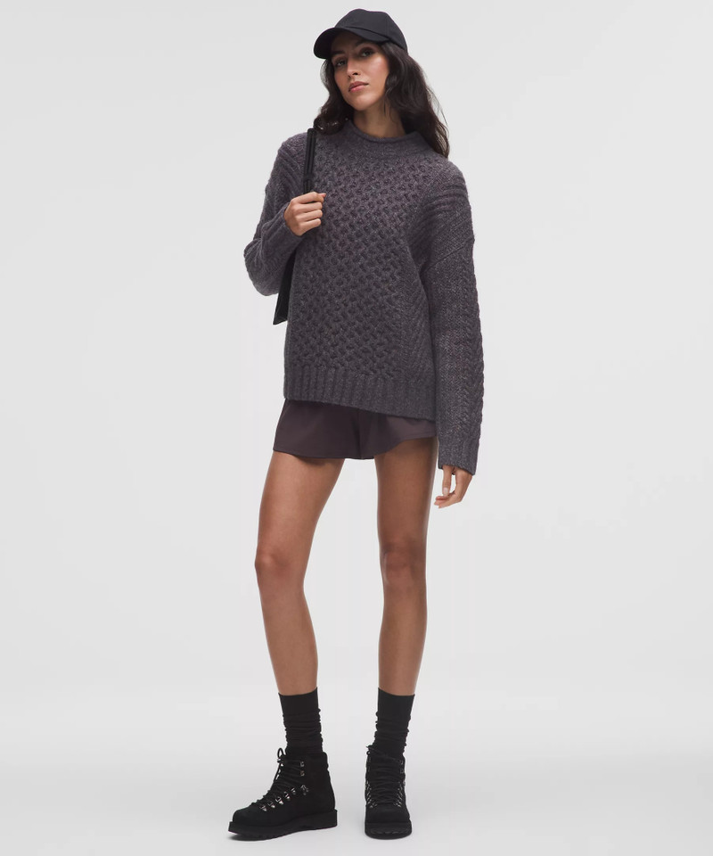 lululemon Wool-Blend Cable-Knit Sweater outlook