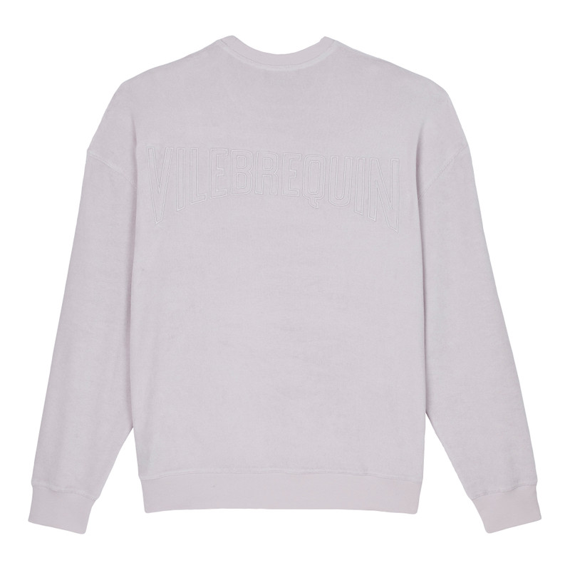 Unisex Terry Crewneck Sweatshirt Solid 2