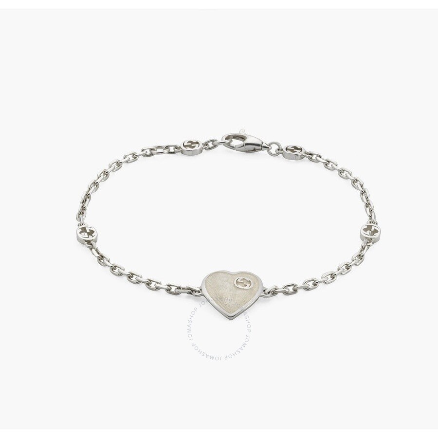 Gucci Heart Bracelet With Interlocking G - 1