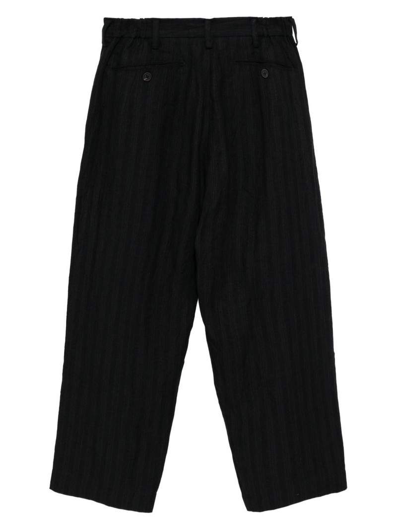 Ziggy Chen striped trousers outlook