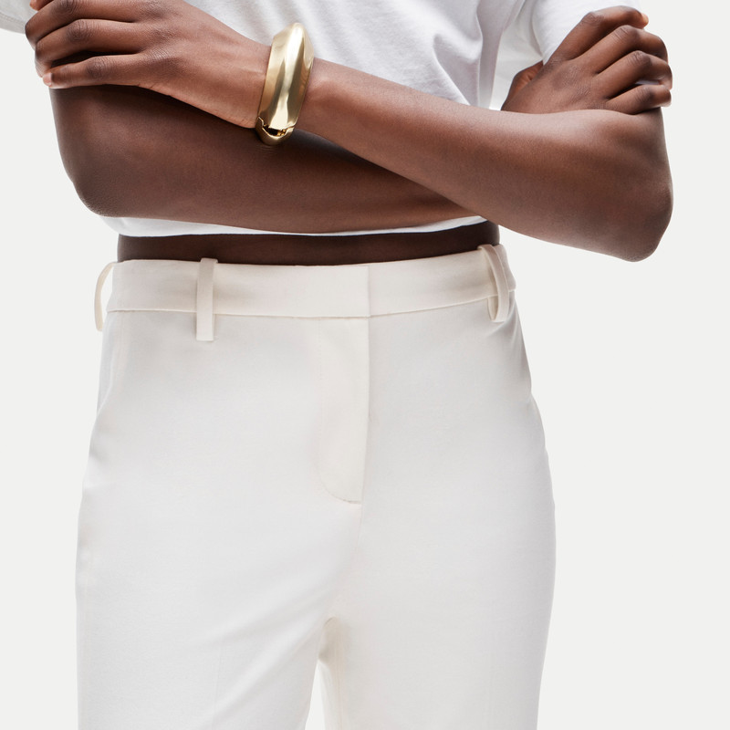 Café capri in bi-stretch cotton blend 4