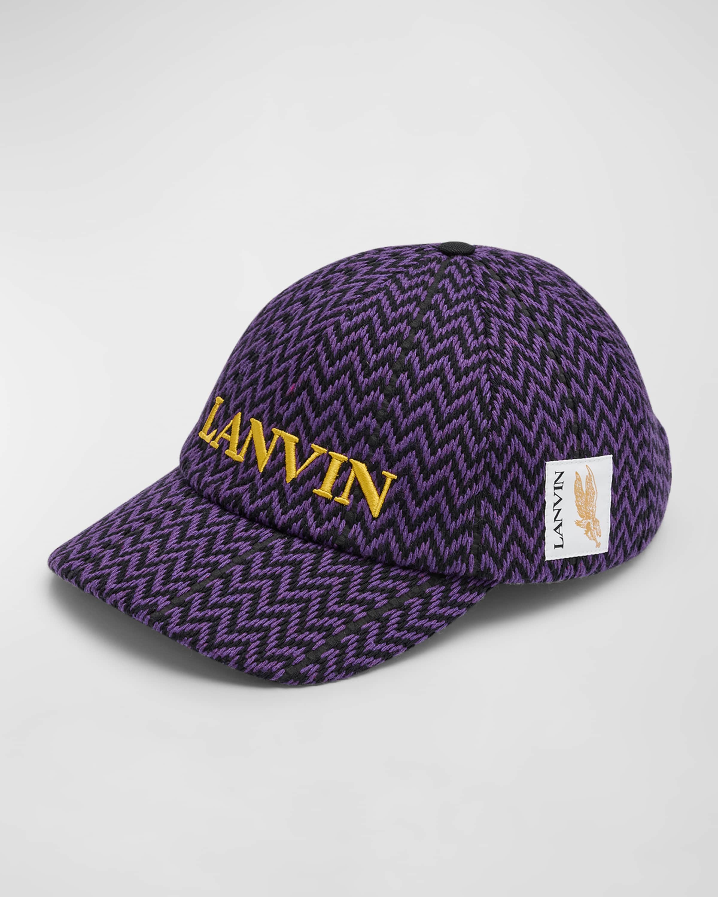 Men's Herringbone Logo Baseball Cap - 1