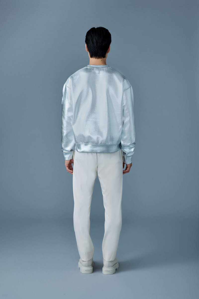 JULIAN-M Metallic double-Face Jersey Sweatshirt 4