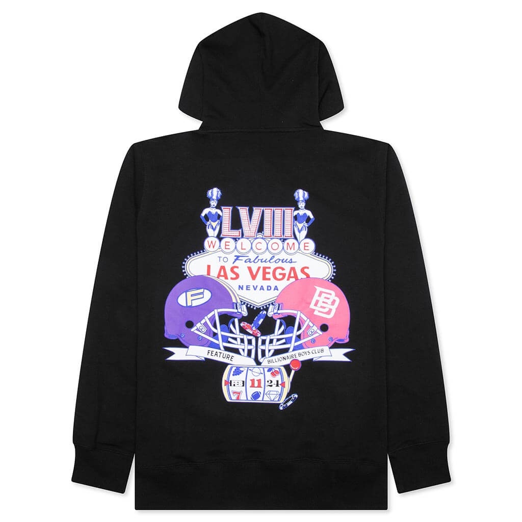 FEATURE X BILLIONAIRE BOYS CLUB LAS VEGAS HOODIE - BLACK - 2