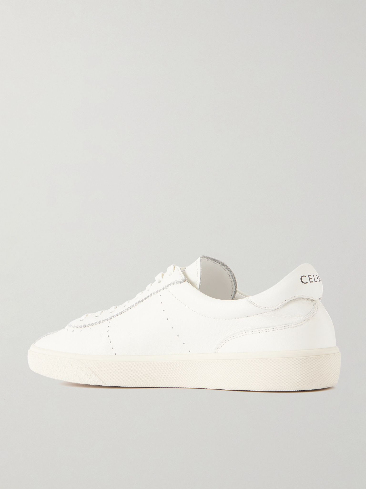 Leather Sneakers White - 4