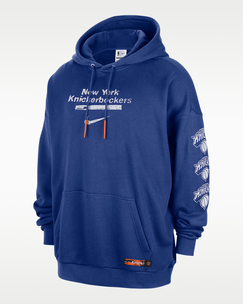 New York Knicks Courtside Men's Jordan NBA Club Premium Pullover Hoodie 1