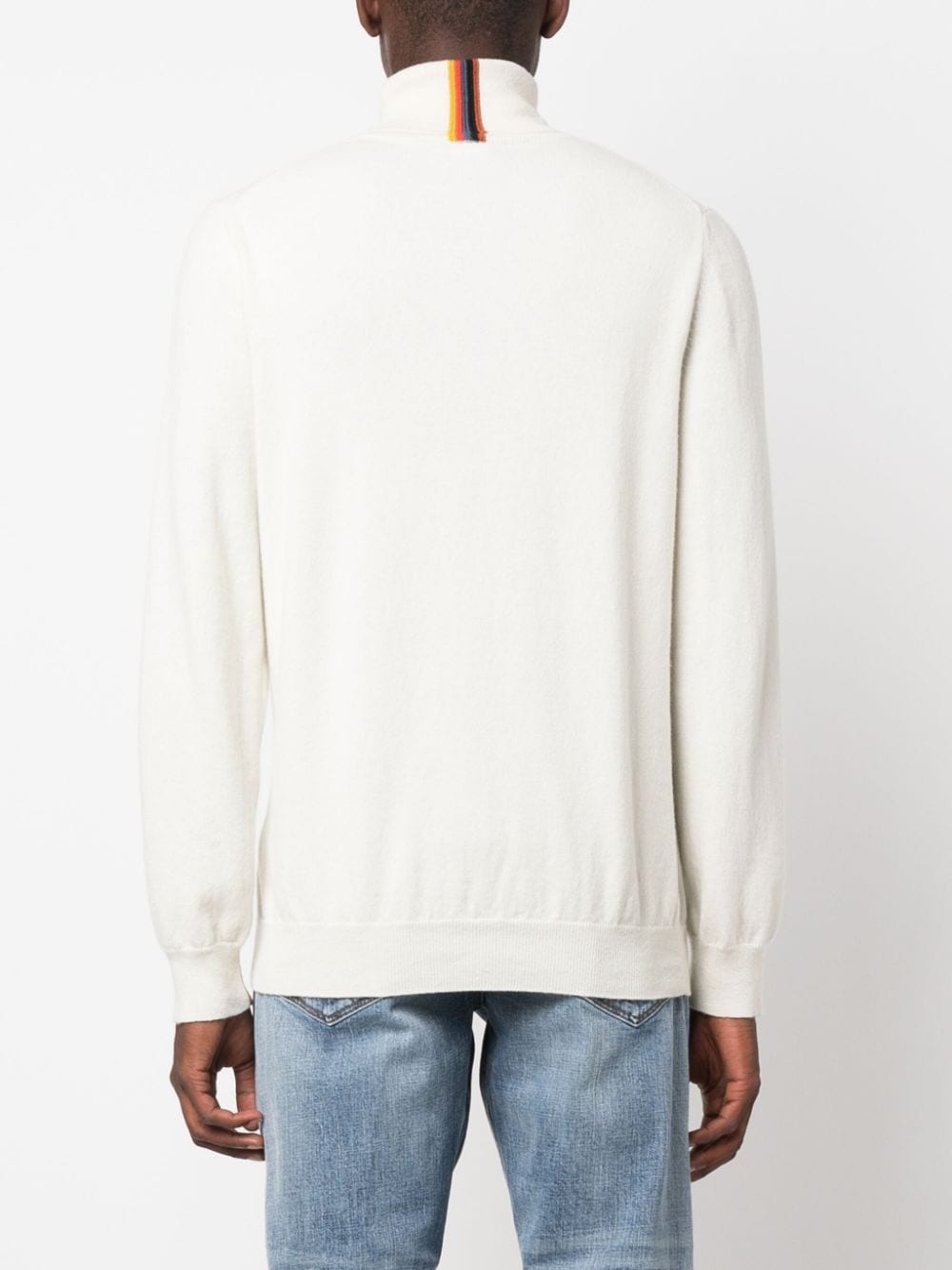 roll-neck cashmere jumper - 4