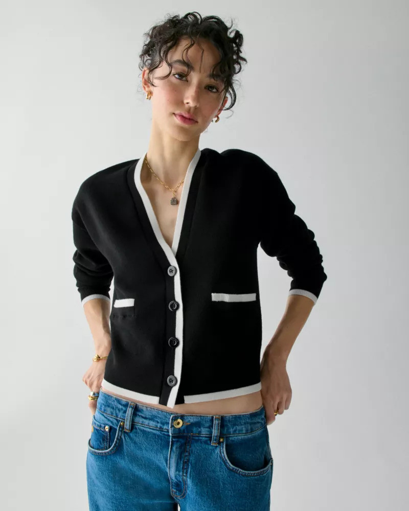 kate spade V-neck Cardigan outlook