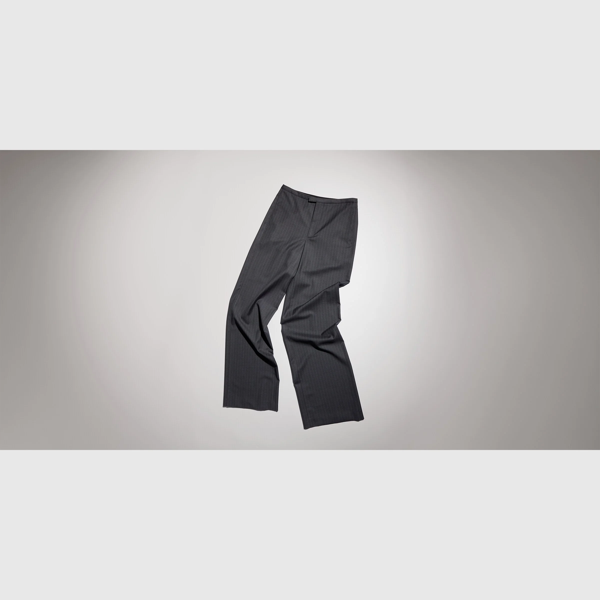 Pinstripe wool pants - 1