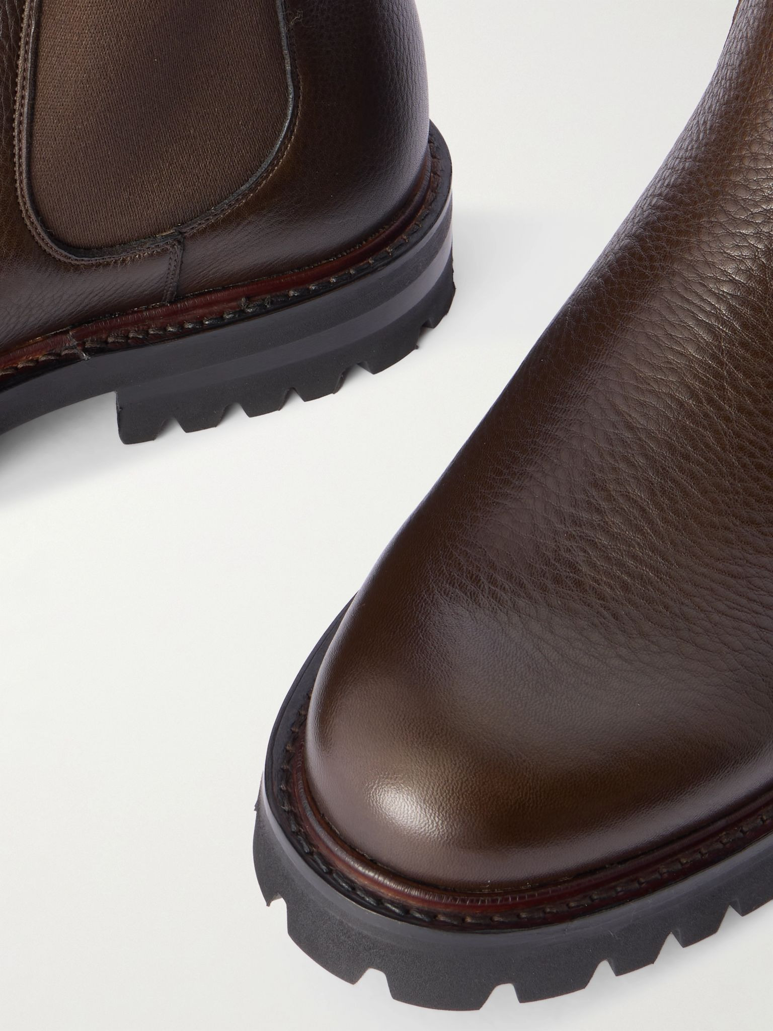 Cornwood 3 Full-Grain Leather Chelsea Boots Dark brown - 5