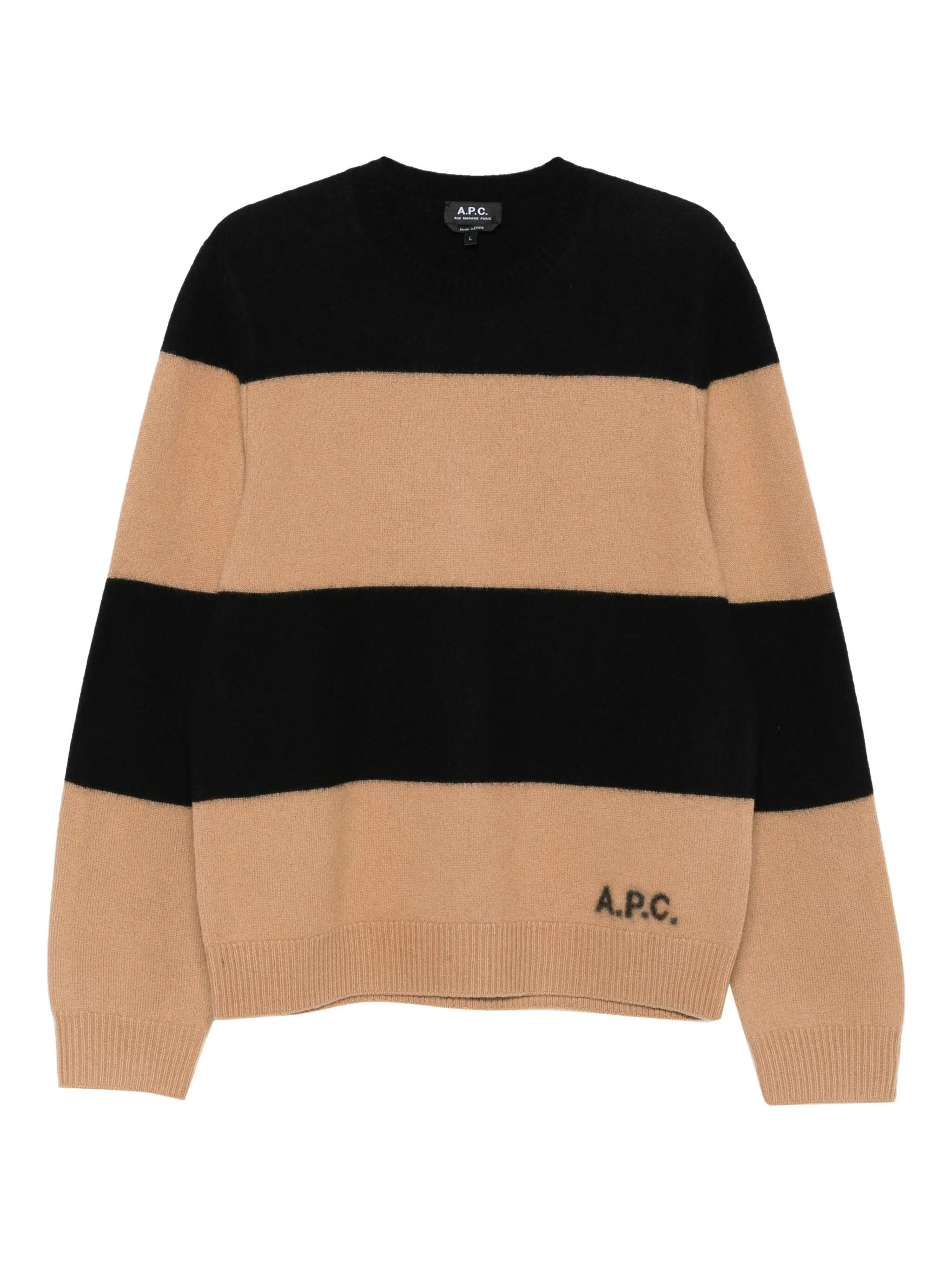 A.p.c. Striped Cashmere Sweater - 1
