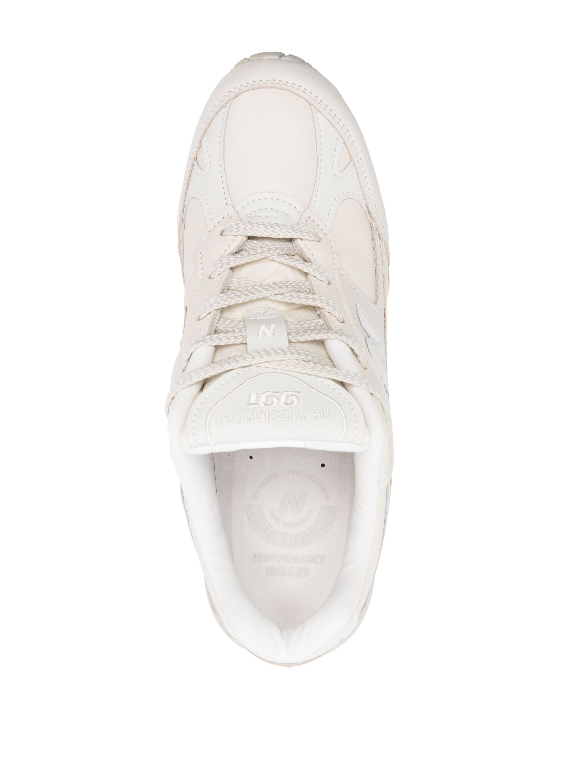 Neutral 991 Leather Sneakers - 4