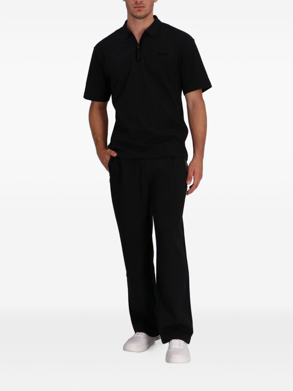 embroidered-logo polo shirt - 2