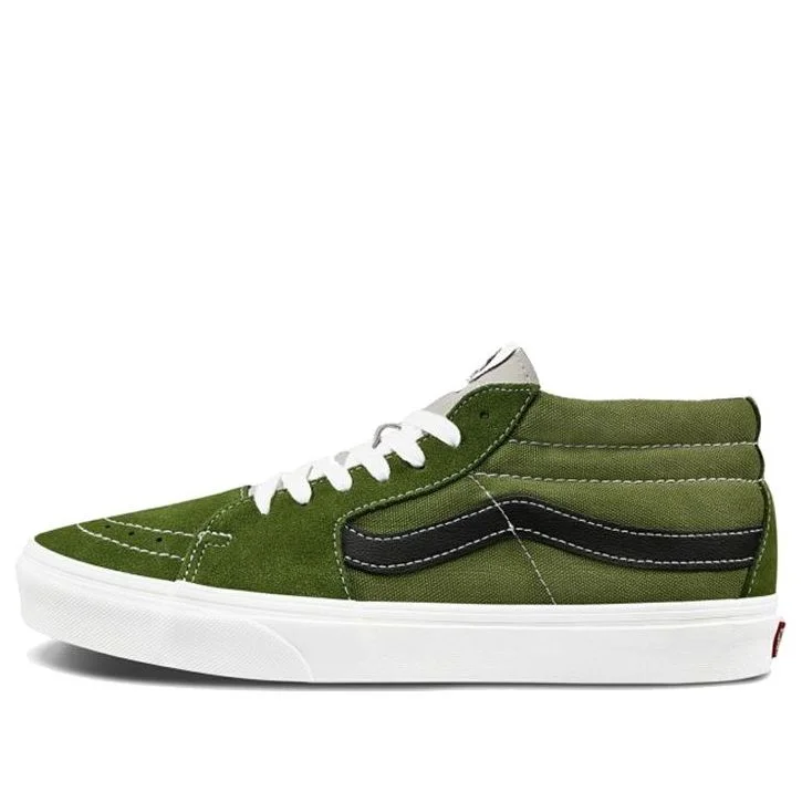 Vans Sk8-Mid Low Top skate shoes Unisex dark green VN0A3WM3WZ6 - 1