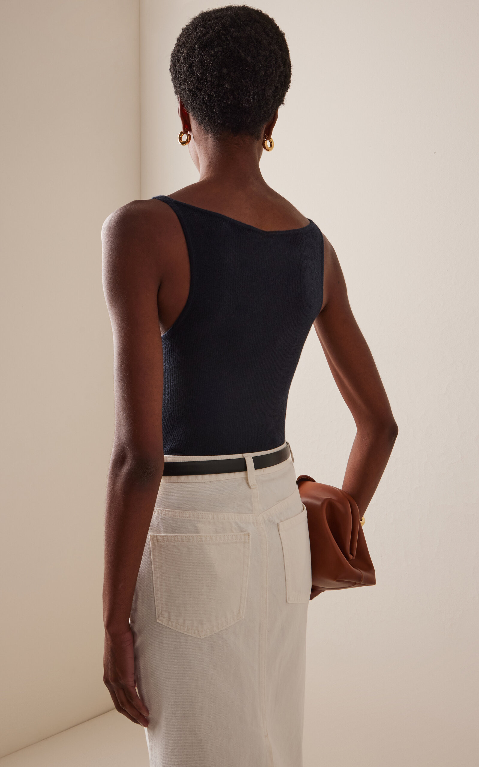 Lynette Cashmere Top navy - 4