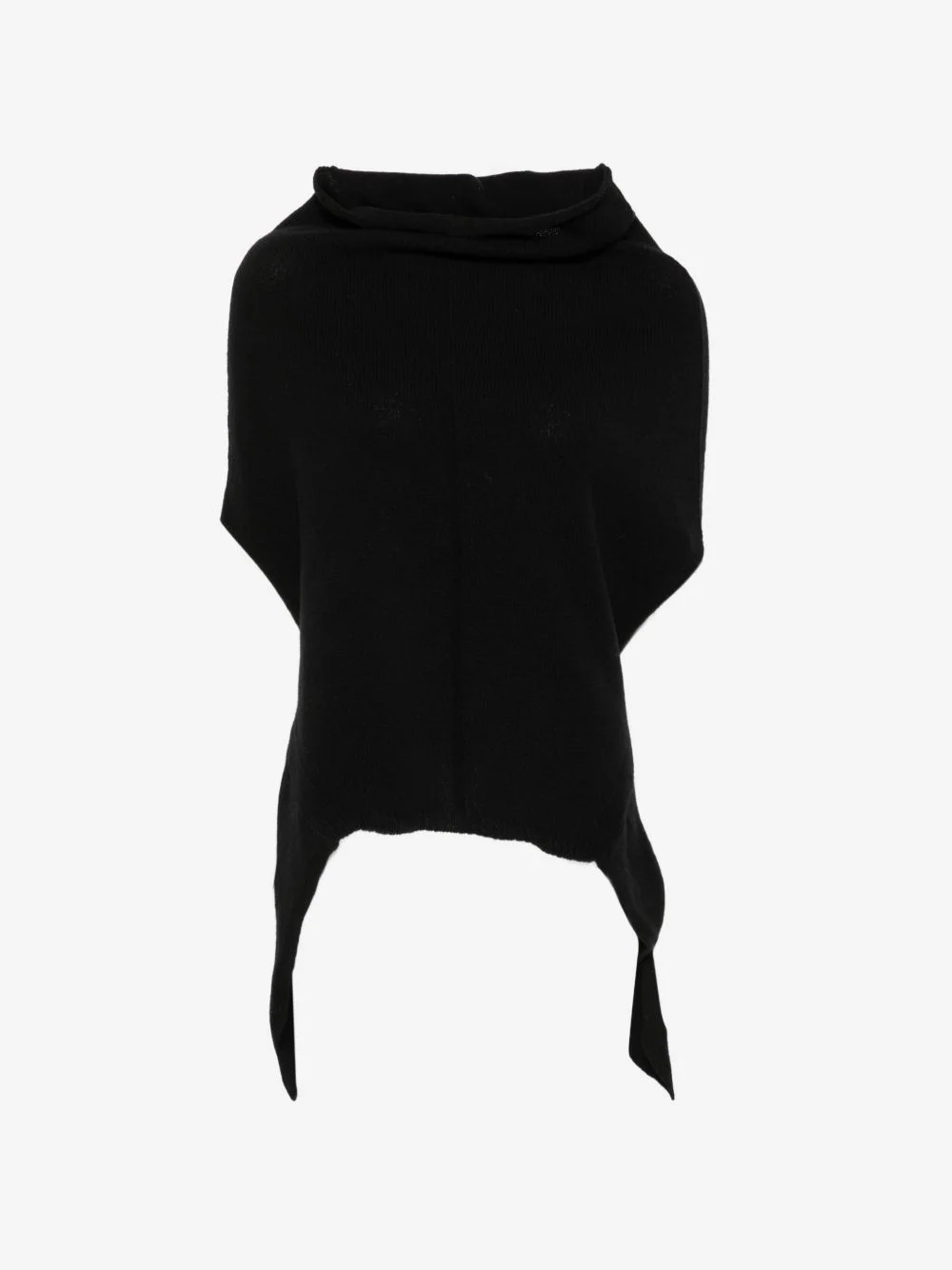 off-shoulder asymmetric-hem sweater - 1